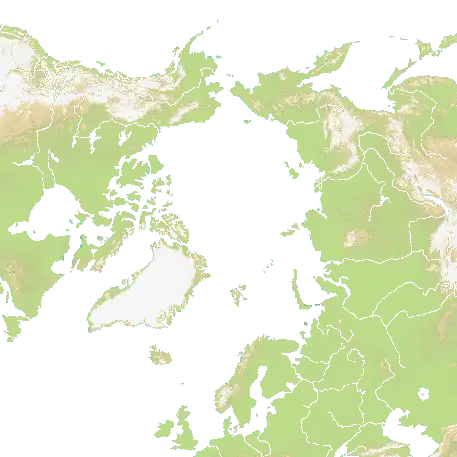 Arctic map