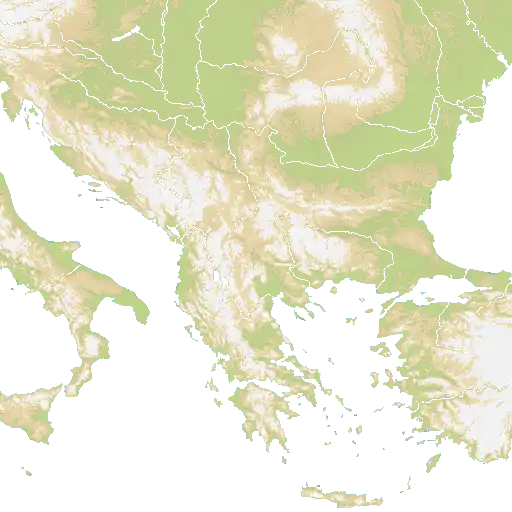 Balkans map