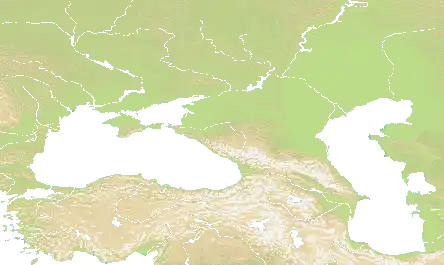 Between Two Seas map