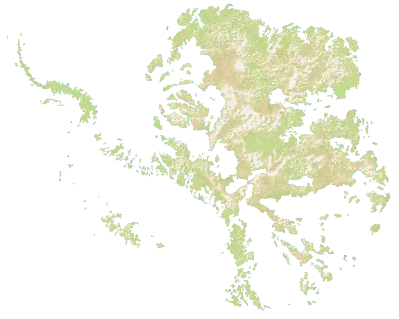 Deglaciated Antarctica map