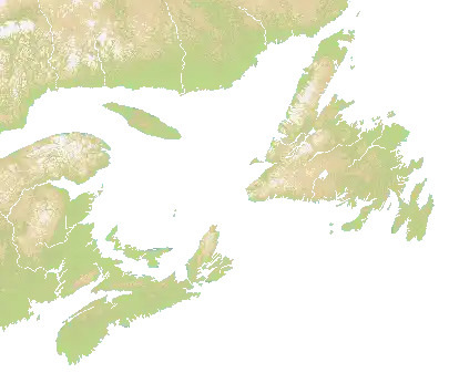 Gulf of St. Lawrence map