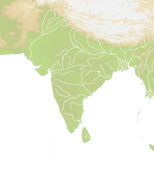 Indian Subcontinent map