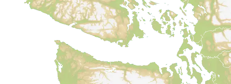 Juan De Fuca Strait map