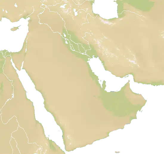 Middle East map