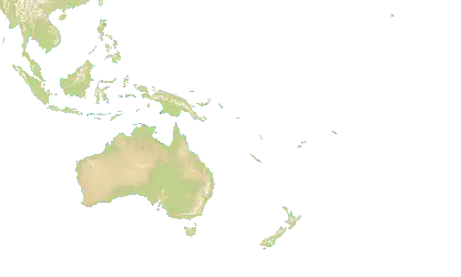 Oceania map