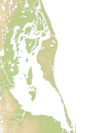 Pulicat Lake map
