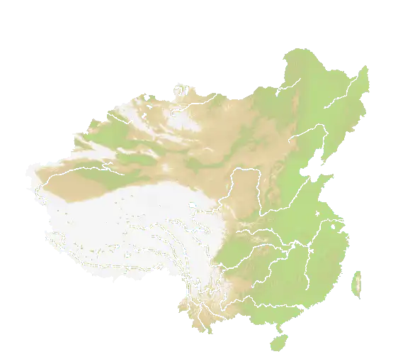 Qing China map