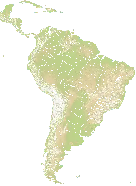 South America map